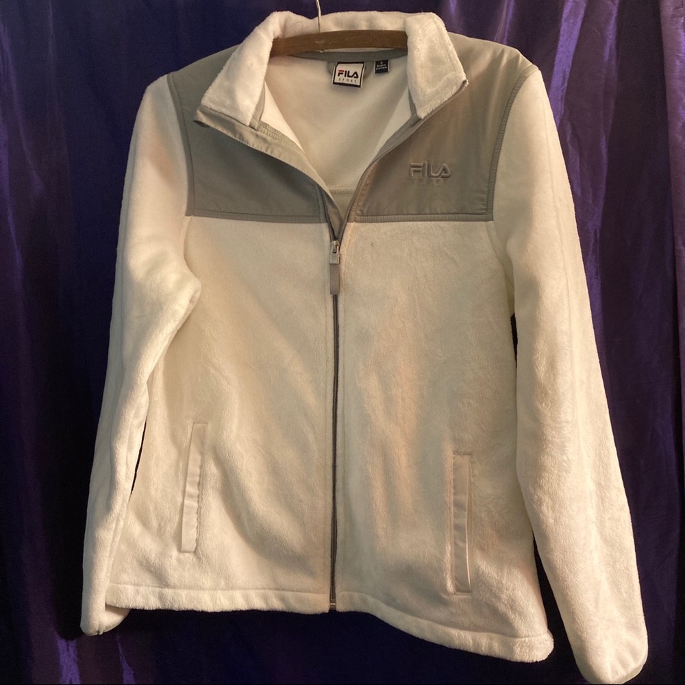 Fleece Zippered Jacket size small